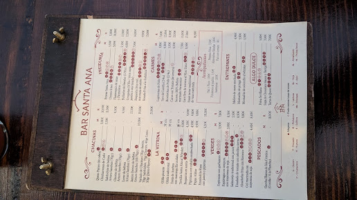 Menu Bar Santa Ana - 4