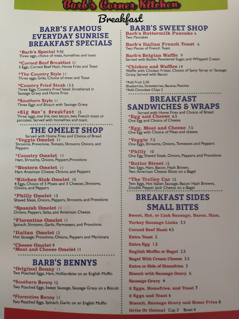 Menu Barbs Corner Kitchen - 5