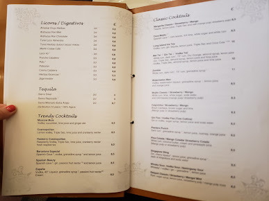 Menu Barcelona Tapas Bar Restaurant - 1