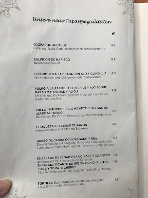 Menu Barcelona Tapas Bar Restaurant - 6