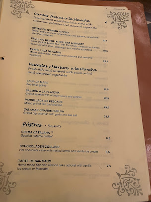 Menu Barcelona Tapas Bar Restaurant - 8