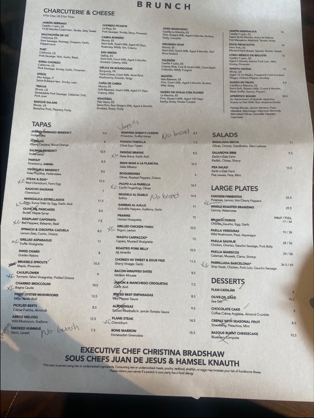 Menu Barcelona Wine Bar - 7