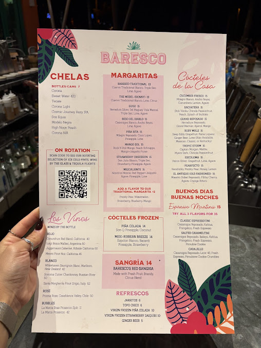 Menu Baresco - 2