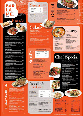 Menu Barlame Thai - 1