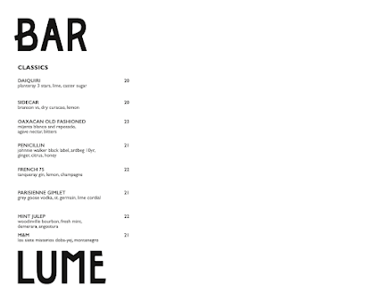 Menu Barlume - 5