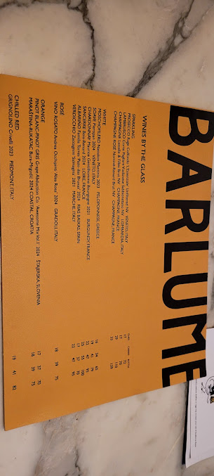 Menu Barlume - 8