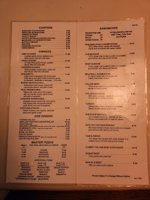 Menu Barnaby's Of Northbrook - 5