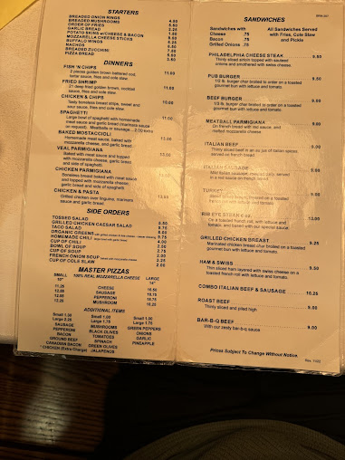 Menu Barnaby's Of Northbrook - 8