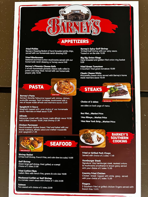 Menu Barneys Roadhouse - 2