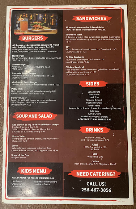 Menu Barneys Roadhouse - 5