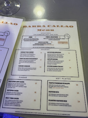 Menu Barra Callao - 6