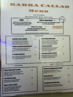 Menu Barra Callao - 8