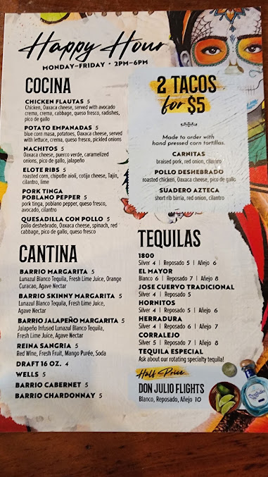 Menu Barrio Queen Phoenix - 1