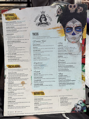 Menu Barrio Queen Phoenix - 6
