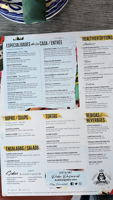 Menu Barrio Queen Tempe - 3