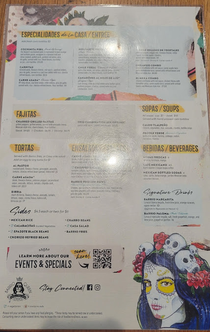 Menu Barrio Queen Tempe - 7