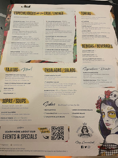 Menu Barrio Queen Tempe - 8