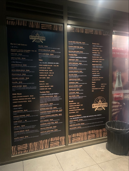 Menu Barton Kebab - 1