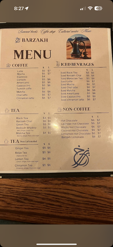 Menu Barzakh Cafe - 0