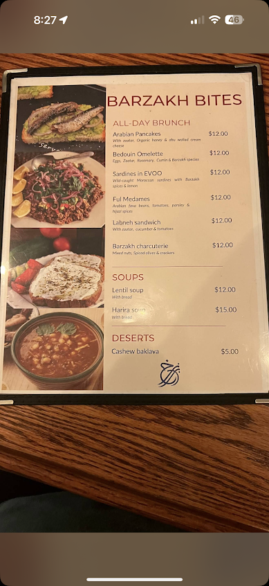 Menu Barzakh Cafe - 1