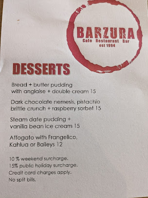 Menu Barzura - 1