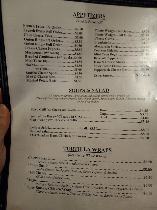 Menu Basils Ii - 0