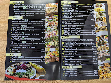 Menu Bateeni Mediterranean Cuisine - 1