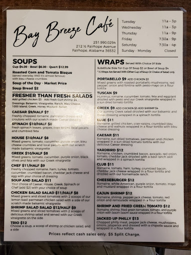 Menu Bay Breeze Cafe - 4