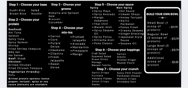 Menu Bay Poke - 1