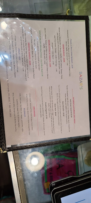 Menu Bazars Bakery Breakfast - 0