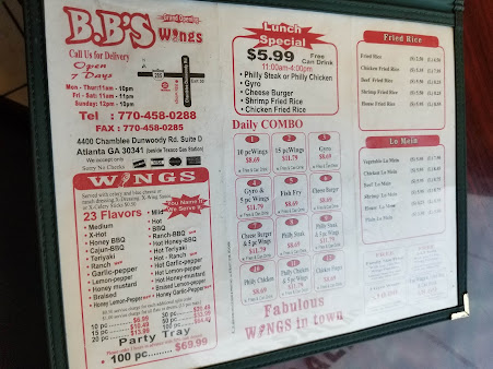 Menu Bb Wings - 0