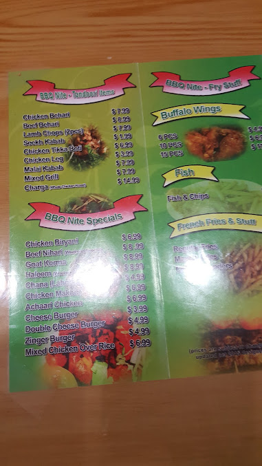 Menu Bbq Nite - 2