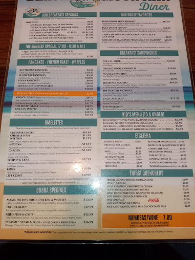 Menu Beach Mountain Diner Waynesville - 9