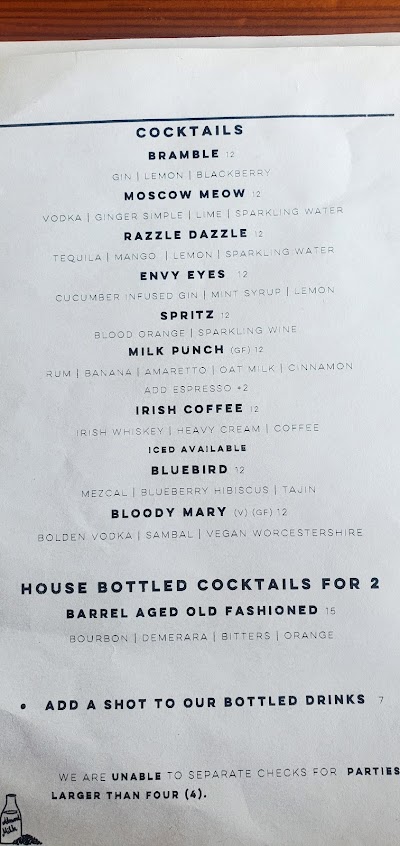 Menu Bearcat Cafe Uptown - 4