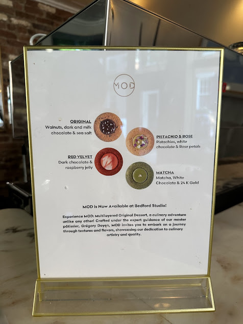 Menu Bedford Studio - 1