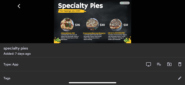 Menu Bedstuy Mikes Pizza - 1