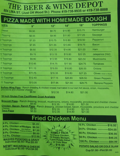 Menu Beer Wine Depot - 2
