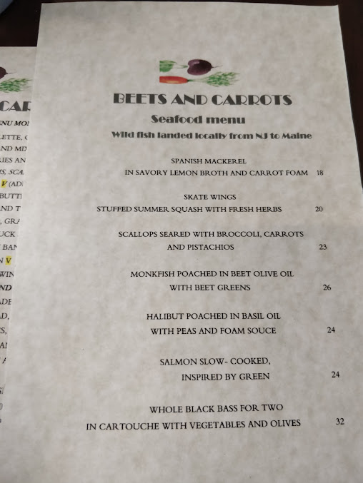 Menu Beets And Carrots - 0