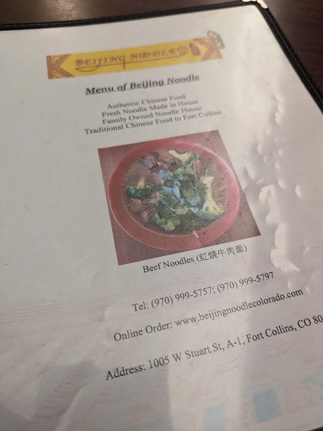 Menu Beijing Noodle - 6
