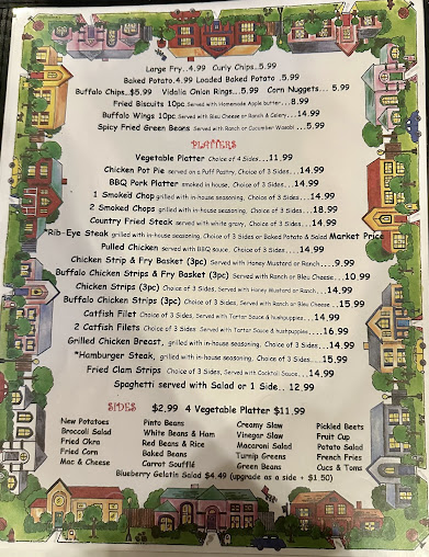 Menu Bell Buckle Cafe - 1