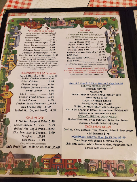 Menu Bell Buckle Cafe - 2