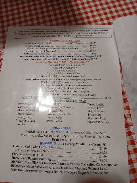 Menu Bell Buckle Cafe - 4