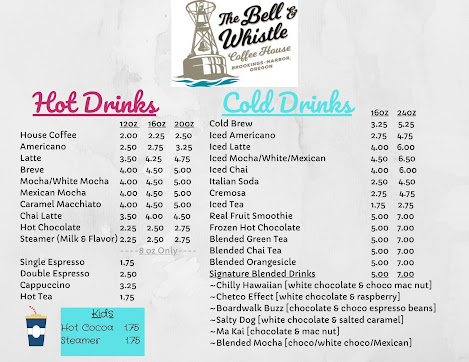 Menu Bell Whistle Coffee House - 0