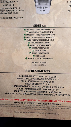 Menu Bella Cuba Restaurant - 2
