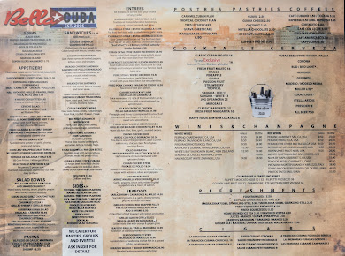 Menu Bella Cuba Restaurant - 3
