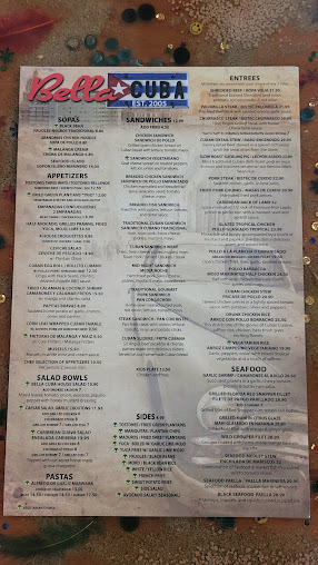 Menu Bella Cuba Restaurant - 7