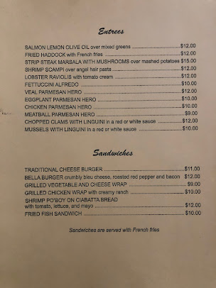 Menu Bella Michael's Restaurant - 2