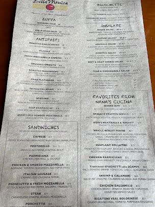 Menu Bella Monica - 5