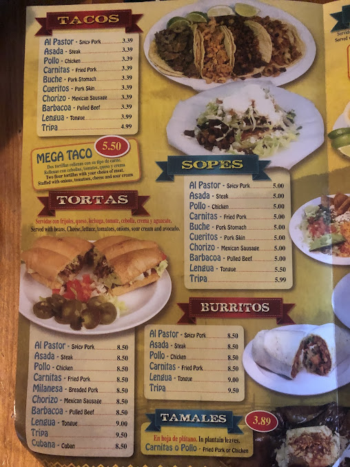 Menu Bella Vista 2 - 0