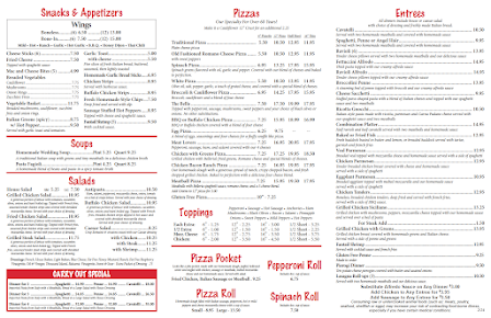 Menu Belleria Boardman - 0